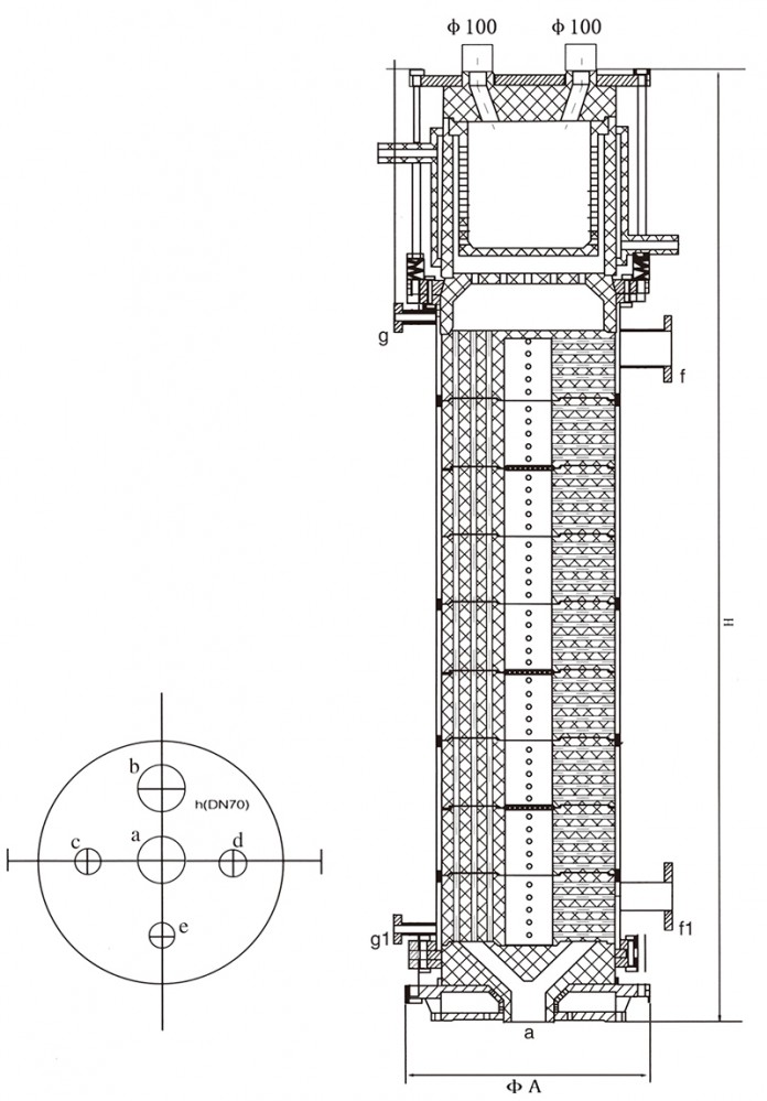 YKCH型石墨硫酸稀釋冷卻器